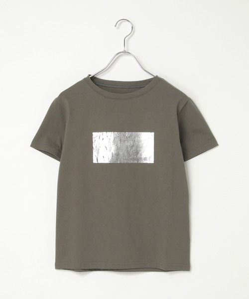 notch.(ノッチ)の「箔プリントアソートTシャツ(Tシャツ/カットソー・レディース・オフホワイト/シルバー/ホワイト/チャコール/ダークグレー/その他2・M)」の8枚目の写真