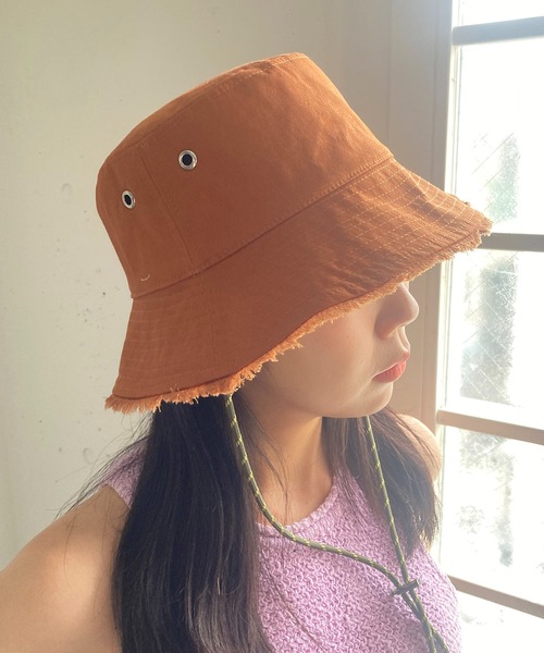 Casselini（キャセリーニ）の「Casselini(キャセリーニ)リバーシブルバケハ（キャップ・レディース・ブラック/アイボリー/ブラウン・FREE）」の14枚目の写真