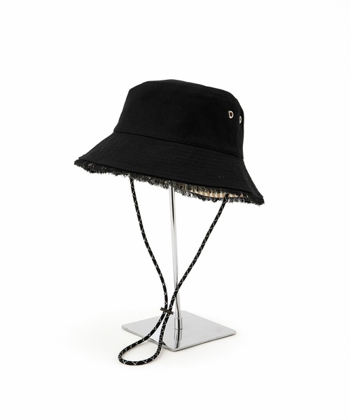 Casselini（キャセリーニ）の「Casselini(キャセリーニ)リバーシブルバケハ（キャップ・レディース・ブラック/アイボリー/ブラウン・FREE）」の22枚目の写真