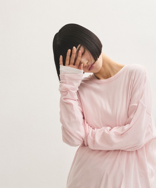 Miller for ADAM ET ROPE'】新品タグ付き ロンT2枚セット Miller for ADAM ET ROPE' 】別注L/S SHEER TEE(2PACK)（Tシャツ