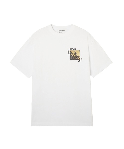 ドゥーズィエムクラス★HOMBRE NINO バックプリントLIFE Tシャツ Hombre Nino（オンブレニーニョ）の「・HOMBRE NINO バック