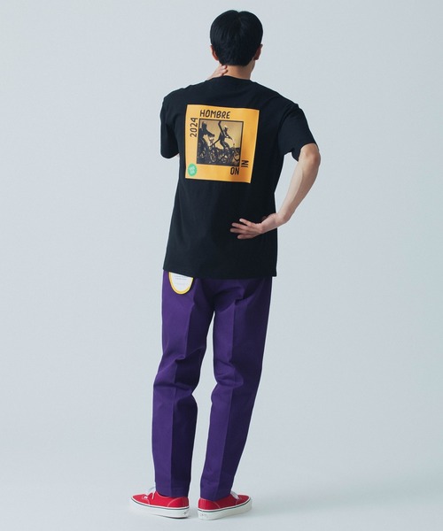 Hombre Nino（オンブレニーニョ）の「Hombre Nino S/S PRINT TEE/BIKE HN0241-CT0017（Tシャツ/カットソー・メンズ・ブラック/ホワイト・L/M）」の5枚目の写真