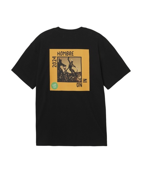 Hombre Nino（オンブレニーニョ）の「Hombre Nino S/S PRINT TEE/BIKE HN0241-CT0017（Tシャツ/カットソー・メンズ・ブラック/ホワイト・L/M）」の7枚目の写真
