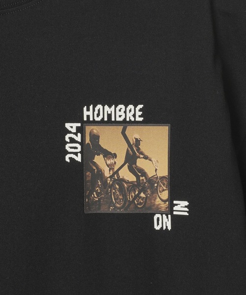 Hombre Nino（オンブレニーニョ）の「Hombre Nino S/S PRINT TEE/BIKE HN0241-CT0017（Tシャツ/カットソー・メンズ・ブラック/ホワイト・L/M）」の11枚目の写真
