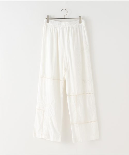 エンブロイダリーパッチワークパンツ TODAYFUL/トゥデイフル】Embroidery Patchwork Trousers/エン