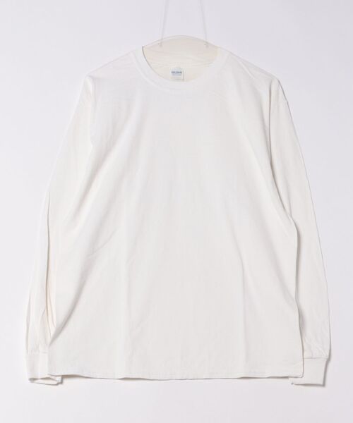 &soiree(アンドソワレ)の「【Spiritoso】洗い加工ヴィンテージ風ロンT(Tシャツ/カットソー・レディース・チャコール/オフホワイト・LARGE)」の1枚目の写真