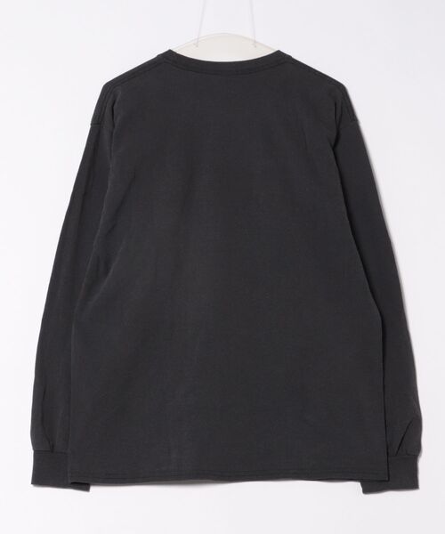 &soiree(アンドソワレ)の「【Spiritoso】洗い加工ヴィンテージ風ロンT(Tシャツ/カットソー・レディース・チャコール/オフホワイト・LARGE)」の3枚目の写真