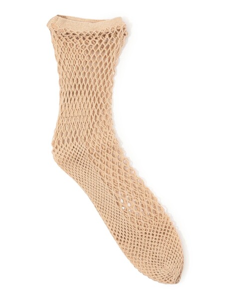 babaco（ババコ）の「■babaco フィッシュネットソックス（ソックス/靴下・レディース・レッド/ライトベージュ/ブラック・FREE）」の4枚目の写真