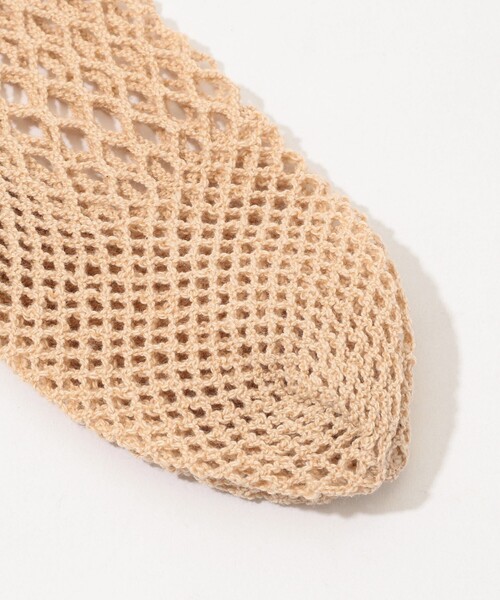 babaco（ババコ）の「■babaco フィッシュネットソックス（ソックス/靴下・レディース・レッド/ライトベージュ/ブラック・FREE）」の7枚目の写真