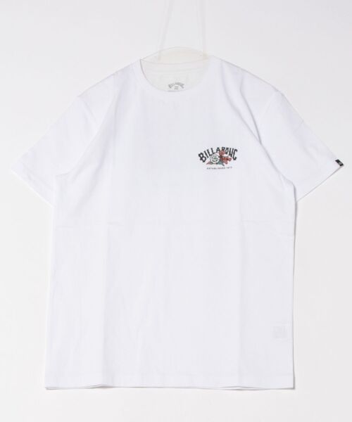 BILLABONG(ビラボン)の「BILLABONG メンズ THEME ARCH Tシャツ 【2025年春夏モデル】/ビラボンバックプリントクルーネック半袖Tシャツ(Tシャツ/カットソー・メンズ・ホワイト/ブラック・LARGE/X-LARGE/MEDIUM)」の1枚目の写真