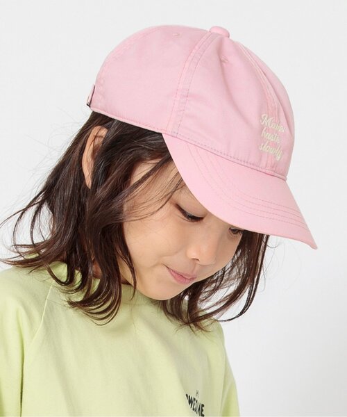 BREEZE（ブリーズ）の「刺繍ロゴキャップ（キャップ・キッズ・オフホワイト/ブルー/イエロー/オレンジ/ピンク・58/50/54）」の4枚目の写真