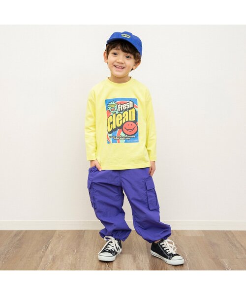 BREEZE（ブリーズ）の「刺繍ロゴキャップ（キャップ・キッズ・オフホワイト/ブルー/イエロー/オレンジ/ピンク・58/50/54）」の10枚目の写真