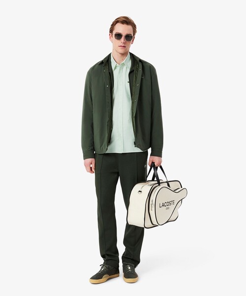 LACOSTE（ラコステ）の「オックスフォード レギュラーカラーストライプ長袖シャツ（シャツ/ブラウス・メンズ・ホワイト/ライトブルー・38/41/40/39）」の10枚目の写真