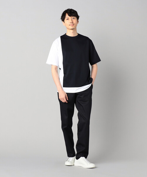COMME CA MEN(コムサメン)の「浜松織り コットンサテンストレッチ 5ポケットスリムパンツ(その他パンツ・メンズ・ネイビー/ホワイト/ブラック・S/M/L)」の16枚目の写真