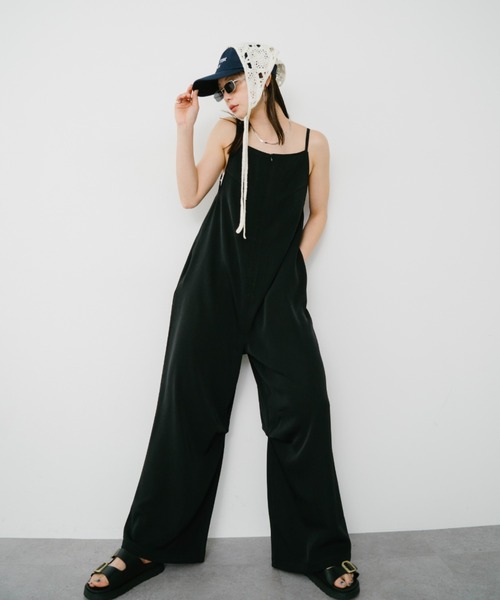 HANNE キャミワイドオールインワン HANNE オールインワン キャミワイドオールインワン レディース