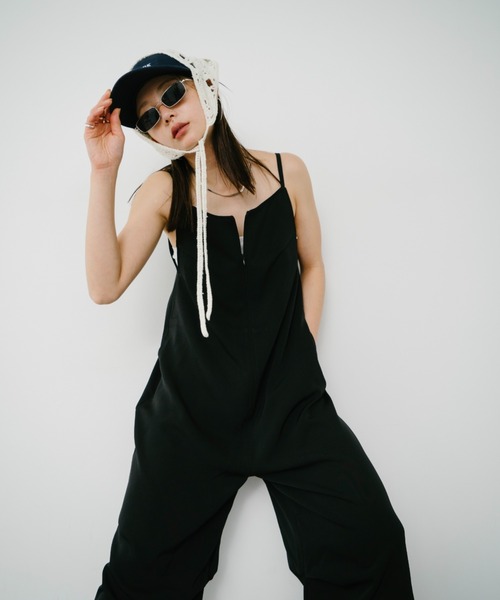 HANNE キャミワイドオールインワン HANNE オールインワン キャミワイドオールインワン レディース
