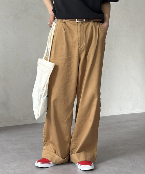 CPCM(シーピーシーエム)の「ロールアップチノパンツ(その他パンツ・レディース・ホワイト/ベージュ/チャコールグレー/ブラック・MEDIUM/LARGE)」の4枚目の写真