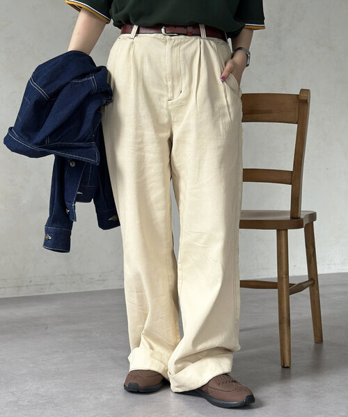 CPCM(シーピーシーエム)の「ロールアップチノパンツ(その他パンツ・レディース・ホワイト/ベージュ/チャコールグレー/ブラック・MEDIUM/LARGE)」の19枚目の写真