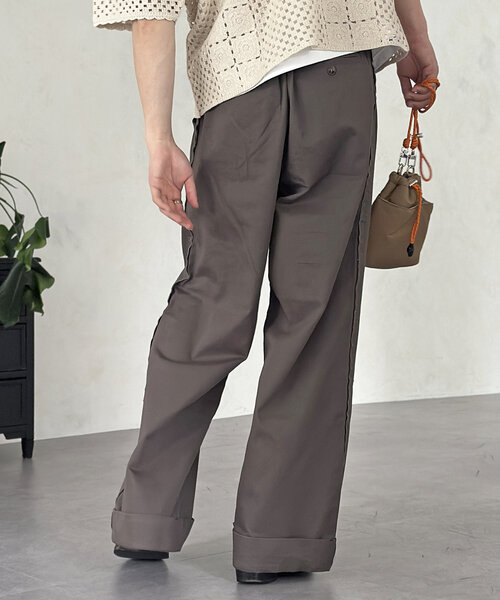 CPCM(シーピーシーエム)の「ロールアップチノパンツ(その他パンツ・レディース・ホワイト/ベージュ/チャコールグレー/ブラック・MEDIUM/LARGE)」の9枚目の写真