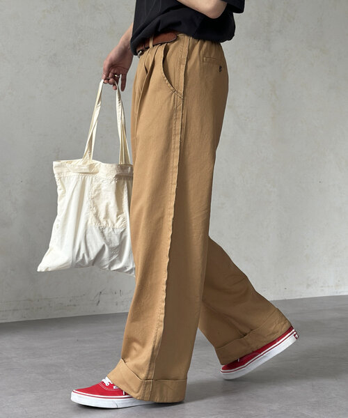 CPCM(シーピーシーエム)の「ロールアップチノパンツ(その他パンツ・レディース・ホワイト/ベージュ/チャコールグレー/ブラック・MEDIUM/LARGE)」の16枚目の写真