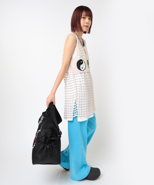 RNA（アールエヌエー）の「K2718 ＹＩＮ　ＹＡＮＧメッシュタンク（タンクトップ・レディース・ブルー/ベージュ/ブラック・MEDIUM）」の12枚目の写真