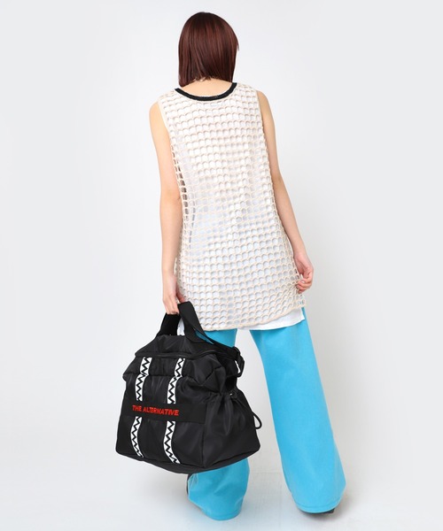 RNA（アールエヌエー）の「K2718 ＹＩＮ　ＹＡＮＧメッシュタンク（タンクトップ・レディース・ブルー/ベージュ/ブラック・MEDIUM）」の13枚目の写真