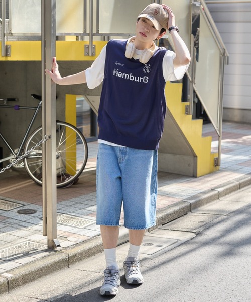 WEGO(ウィゴー)の「WEGO/アンサンブルゲームロゴニットベスト(アンサンブル・メンズ・ブラック/ワイン/ネイビー・LARGE/MEDIUM)」の19枚目の写真