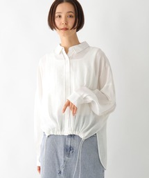 裾ドロストワイドブラウス 323479