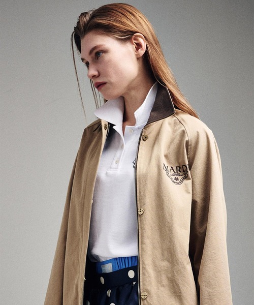 Mardi Mercredi(マルディメクルディ)の「SLIMFIT SHIRT PIQUET ALUMNI CLASSIQUE / スリムフィット シャツ ピケ アルムナイ クラシック(ポロシャツ・レディース・レッド/ホワイト/イエロー・FREE)」の8枚目の写真