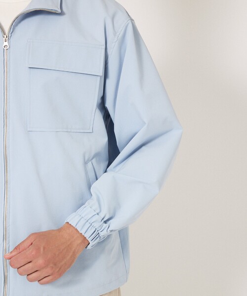 DESIGNWORKS(デザインワークス)の「【別注】:colon / コロン CBL-2 ダブルポケット ブルゾン / 防シワ / 形態回復性(ブルゾン・メンズ・サックスブルー・1/3/5)」の11枚目の写真