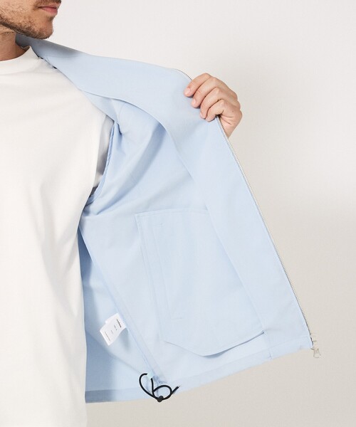 DESIGNWORKS(デザインワークス)の「【別注】:colon / コロン CBL-2 ダブルポケット ブルゾン / 防シワ / 形態回復性(ブルゾン・メンズ・サックスブルー・1/3/5)」の14枚目の写真