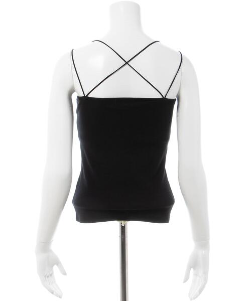 INGNI(イング)の「リブキャミソール(キャミソール・レディース・オフホワイト/ブラック・M)」の11枚目の写真