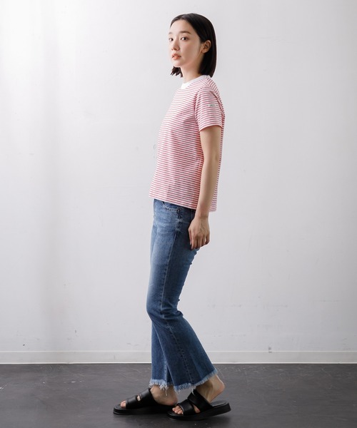 パンツ L'Appartement RED CARD CROPPED DENIM セール】RED CARD TOKYO LOVE(CROPPED FLARE)（デニムパンツ