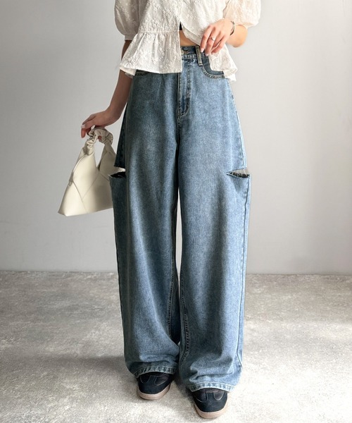 エルフ(ELF) elf スポルトデニムパンツ Navy M/LLサイズ 品番:EP-A303-NV-M/LL メーカー在庫あり エルフ elf 春夏モデル スポルトデニムパンツ