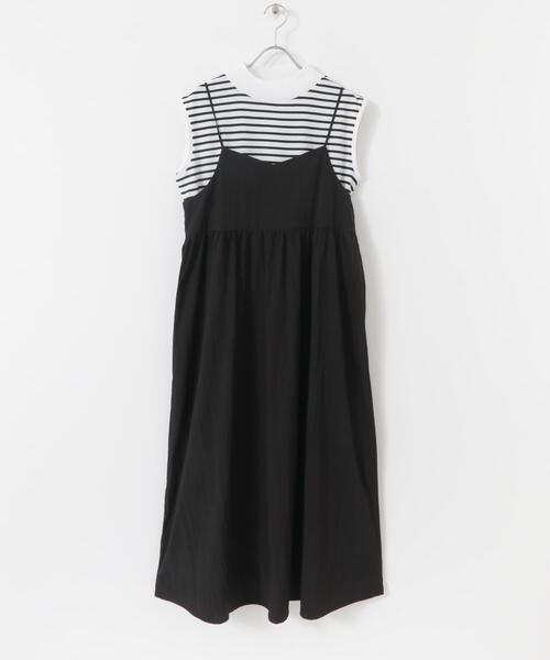 ITEMS URBANRESEARCH(アイテムズ アーバンリサーチ)の「フレンチTシャツ×キャミワンピースセット(ワンピース・レディース・ホワイト系その他/モカ/チャコールグレー・FREE)」の19枚目の写真