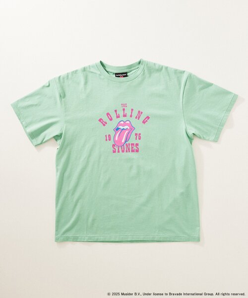 JOURNAL STANDARD relume（ジャーナルスタンダード　レリューム）の「THE ROLLING STONES / ローリングストーンズ 別注 フェード Tシャツ（Tシャツ/カットソー・メンズ・ブラック系その他/ブラック/ホワイト/ホワイト系その他/ライトグリーン/ブラックミックス/イエロー・MEDIUM/LARGE）」の6枚目の写真