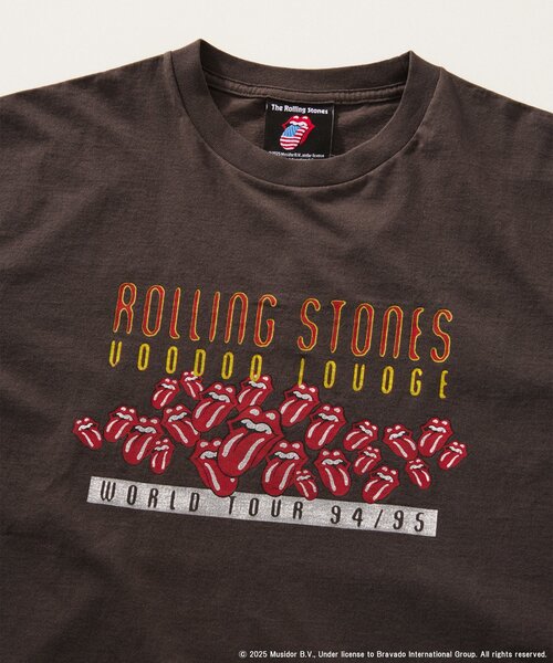 JOURNAL STANDARD relume（ジャーナルスタンダード　レリューム）の「THE ROLLING STONES / ローリングストーンズ 別注 フェード Tシャツ（Tシャツ/カットソー・メンズ・ブラック系その他/ブラック/ホワイト/ホワイト系その他/ライトグリーン/ブラックミックス/イエロー・MEDIUM/LARGE）」の4枚目の写真
