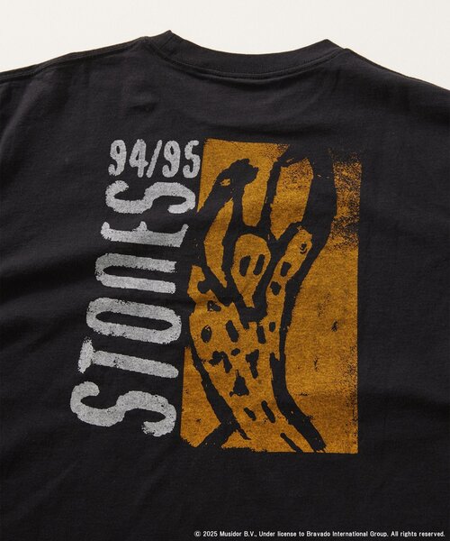 JOURNAL STANDARD relume（ジャーナルスタンダード　レリューム）の「THE ROLLING STONES / ローリングストーンズ 別注 フェード Tシャツ（Tシャツ/カットソー・メンズ・ブラック系その他/ブラック/ホワイト/ホワイト系その他/ライトグリーン/ブラックミックス/イエロー・MEDIUM/LARGE）」の12枚目の写真