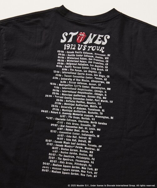 JOURNAL STANDARD relume（ジャーナルスタンダード　レリューム）の「THE ROLLING STONES / ローリングストーンズ 別注 フェード Tシャツ（Tシャツ/カットソー・メンズ・ブラック系その他/ブラック/ホワイト/ホワイト系その他/ライトグリーン/ブラックミックス/イエロー・MEDIUM/LARGE）」の15枚目の写真