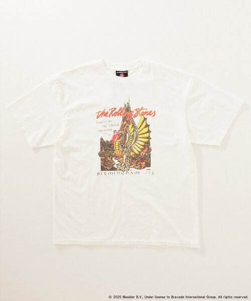 JOURNAL STANDARD relume（ジャーナルスタンダード　レリューム）の「THE ROLLING STONES / ローリングストーンズ 別注 フェード Tシャツ（Tシャツ/カットソー・メンズ・ブラック系その他/ブラック/ホワイト/ホワイト系その他/ライトグリーン/ブラックミックス/イエロー・MEDIUM/LARGE）」の22枚目の写真