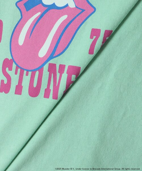 JOURNAL STANDARD relume（ジャーナルスタンダード　レリューム）の「THE ROLLING STONES / ローリングストーンズ 別注 フェード Tシャツ（Tシャツ/カットソー・メンズ・ブラック系その他/ブラック/ホワイト/ホワイト系その他/ライトグリーン/ブラックミックス/イエロー・MEDIUM/LARGE）」の8枚目の写真
