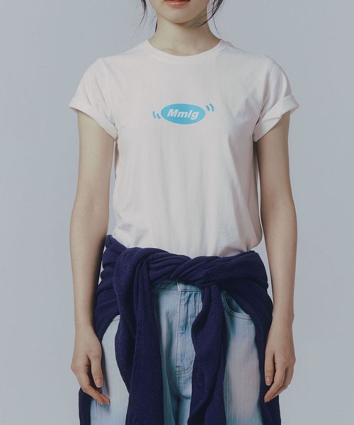 87mm（87mm）の「【UNISEX】Mmlg／WE MOVE T（Tシャツ/カットソー・レディース・ホワイト/クリーム・MEDIUM/LARGE）」の14枚目の写真