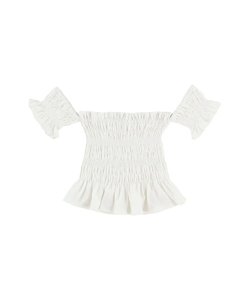 ALEXIASTAM shirring topsシャーリングトップス ALEXIA STAM（アリシアスタン）の「Shirring Top /シャーリング