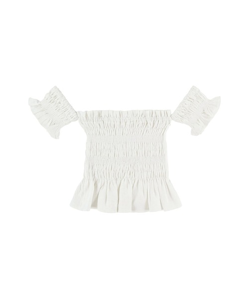 ALEXIASTAM shirring topsシャーリングトップス ALEXIA STAM（アリシアスタン）の「Shirring Top /シャーリング