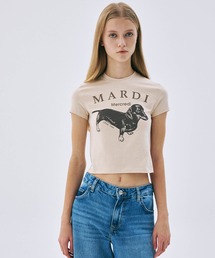 CROPPED TSHIRT DDANJI / クロップド Tシャツ ダンジ
