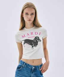 CROPPED TSHIRT DDANJI / クロップド Tシャツ ダンジ