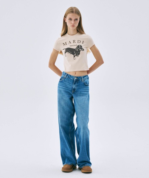 CROPPED TSHIRT DDANJI（Tシャツ/カットソー）｜Mardi Mercredi
