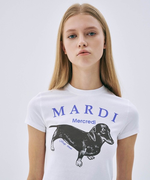 CROPPED TSHIRT DDANJI（Tシャツ/カットソー）｜Mardi Mercredi