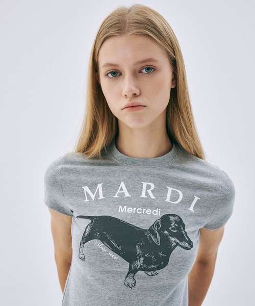 tシャツ CROPPED TSHIRT DDANJI レディース CROPPED TSHIRT DDANJI（Tシャツ/カットソー）｜Mardi Mercredi