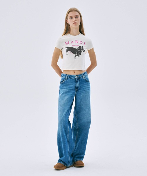 tシャツ CROPPED TSHIRT DDANJI レディース CROPPED TSHIRT DDANJI（Tシャツ/カットソー）｜Mardi Mercredi